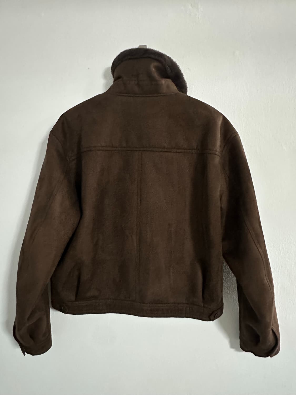 남성 무스탕 트러커 자켓 진브라운 L 사이즈 상품이미지2