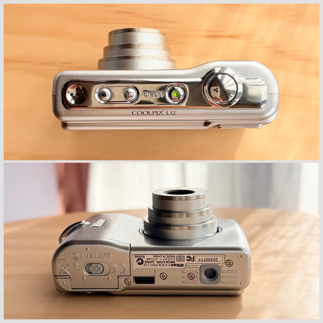 ✨민트급✨ Nikon COOLPIX  니콘 쿨픽스 L12 클래식 실버🤍 상품이미지7