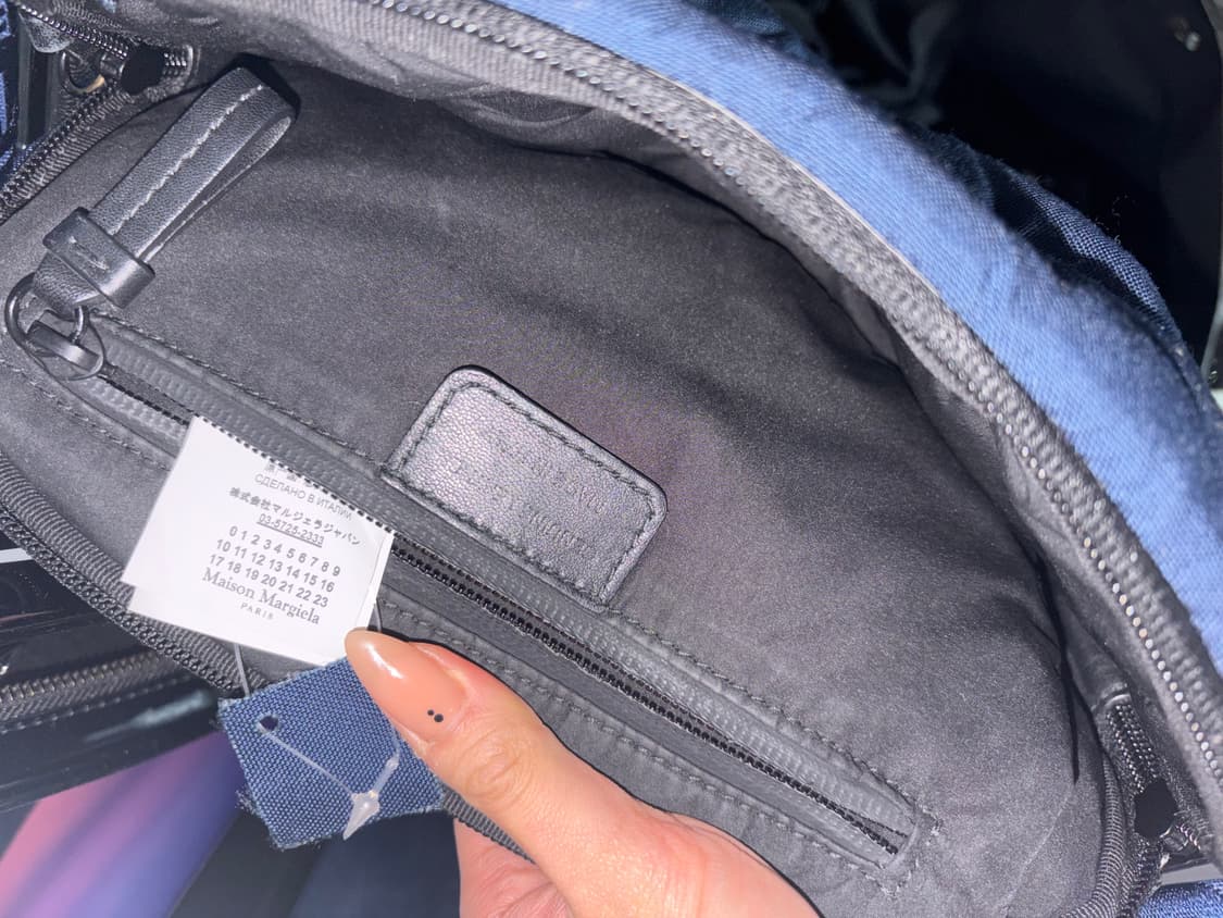 마르지엘라 MM6 데님 범백 네이비 백 상품이미지8