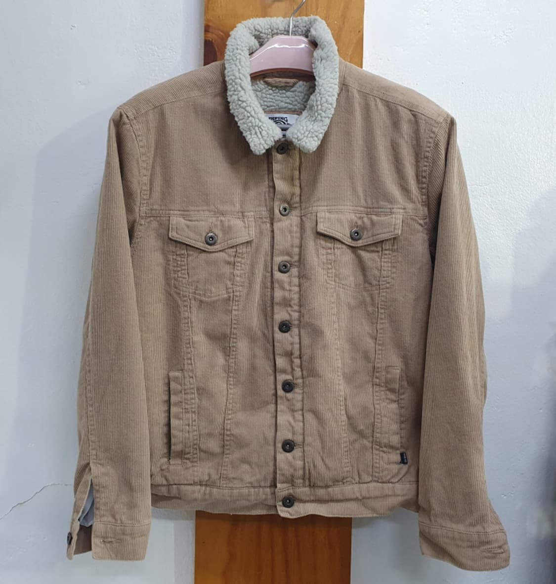 PIPING 뽀글이 양모 골지자켓(105) 상품이미지1