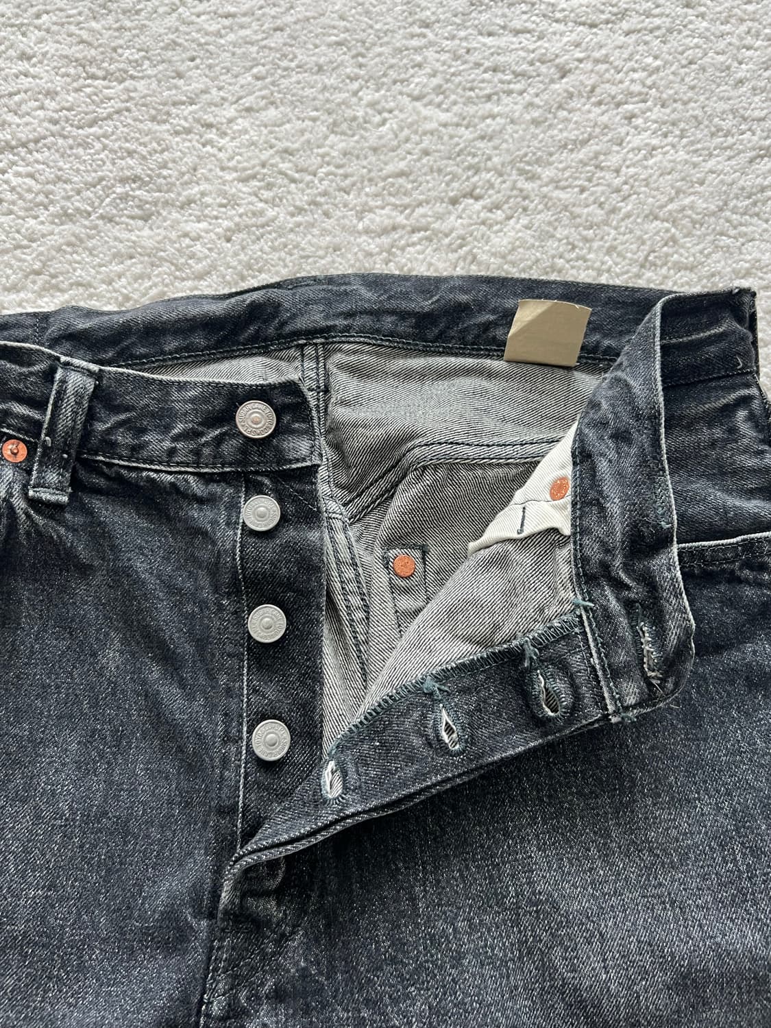 슈가케인 1947 데님 sc42460h 블랙 하드워시 상품이미지6