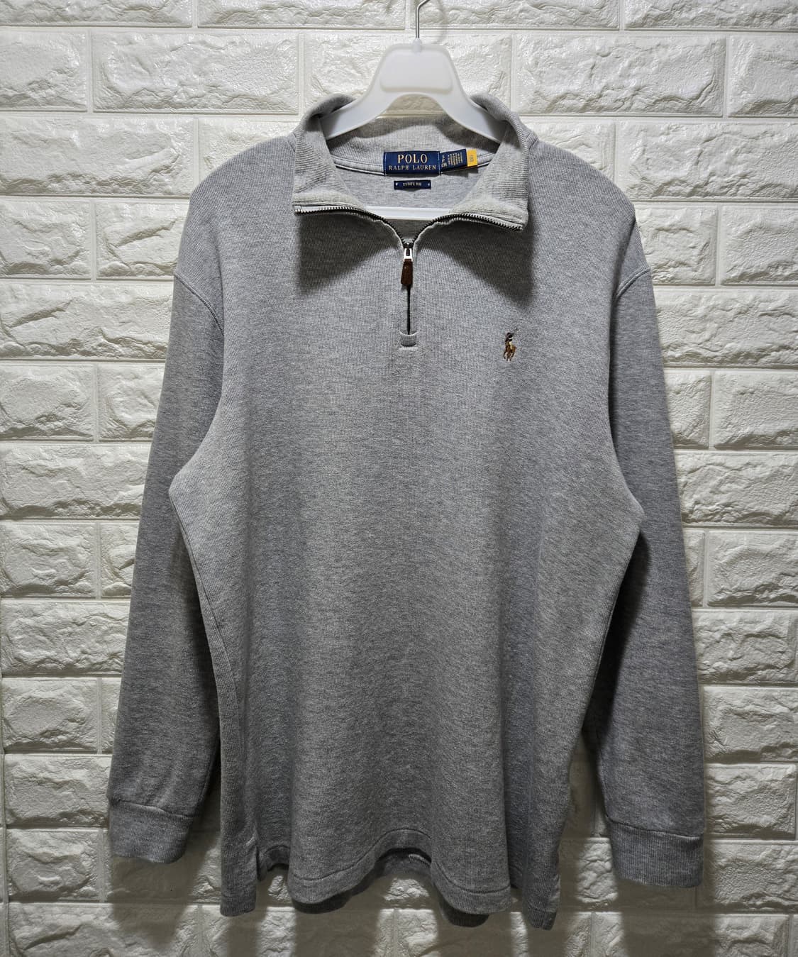 폴로 랄프로렌 에스테이트 리브 쿼터 지퍼 풀오버 95 상품이미지3