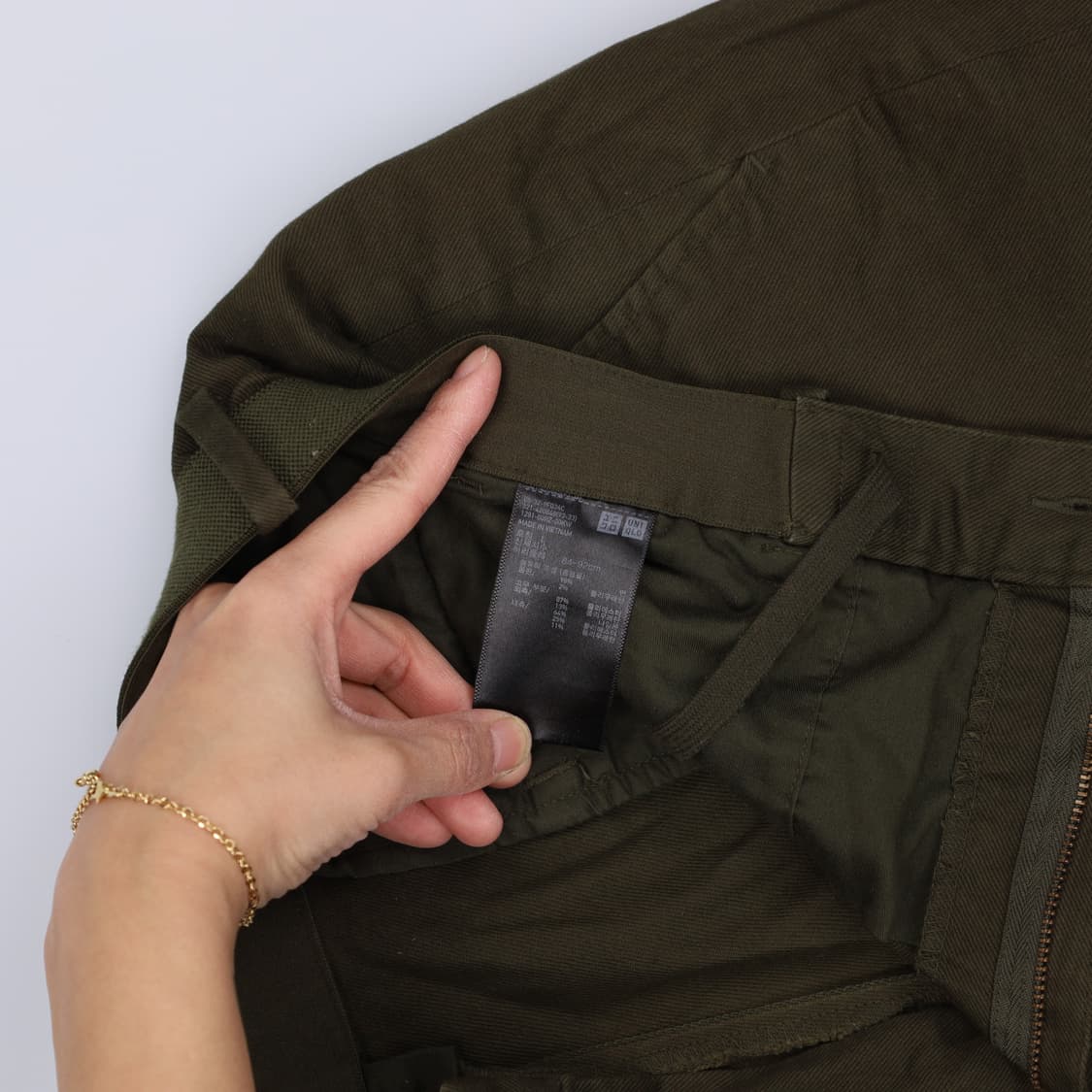 [L] 유니클로 치노와이드팬츠0107H2 상품이미지4