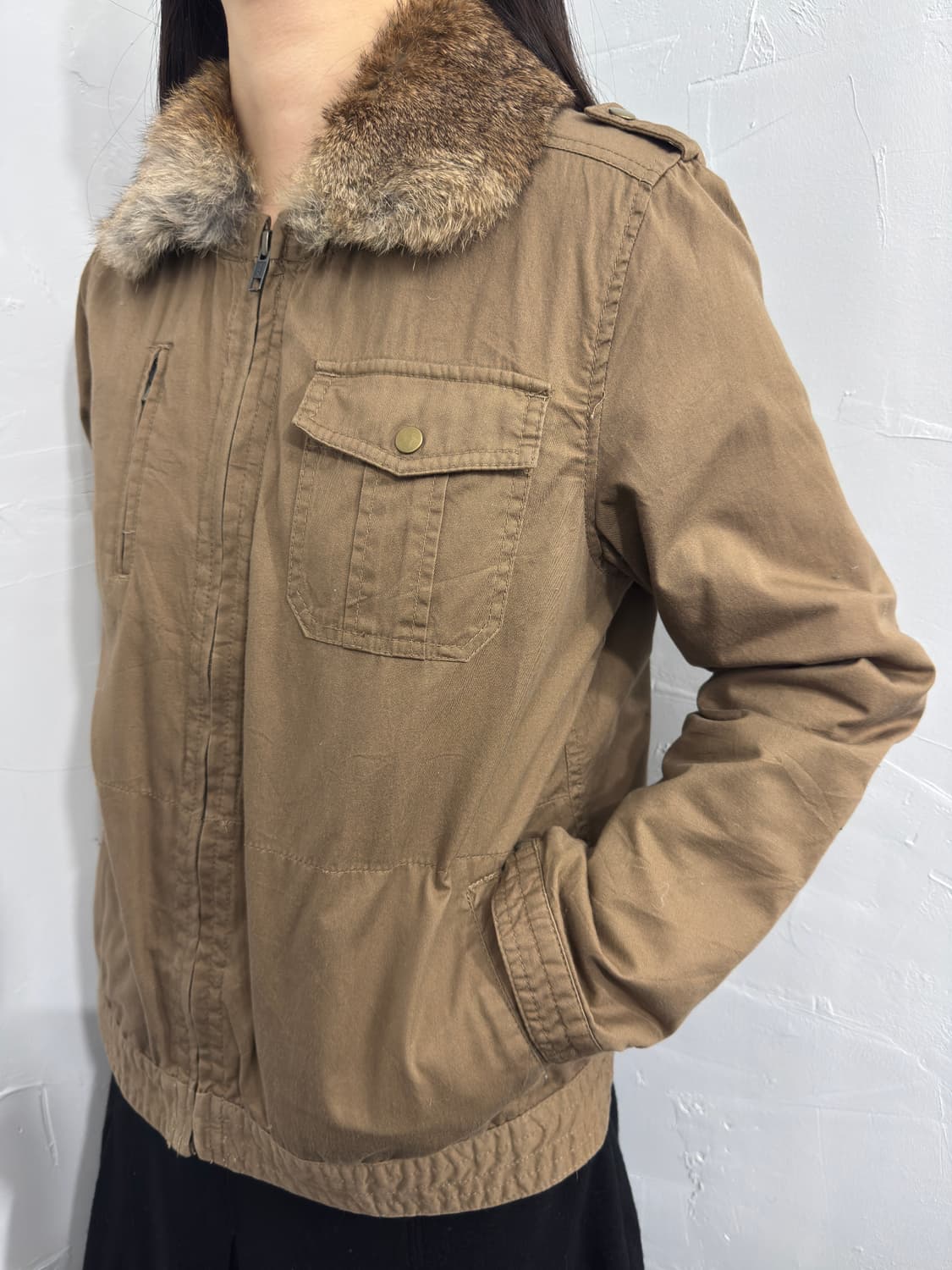 lepsim fur detail jacket 상품이미지3