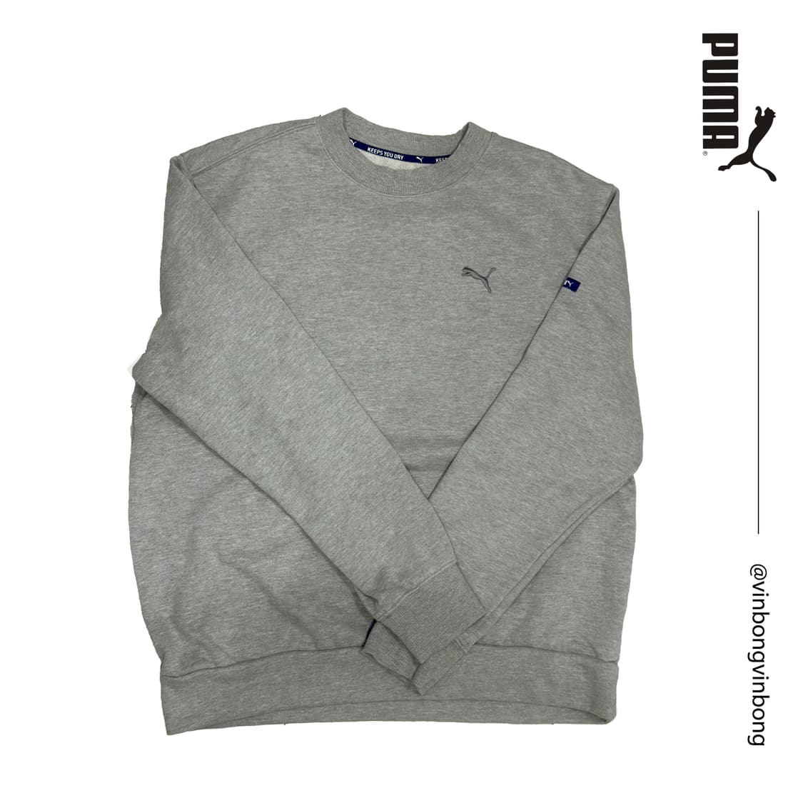 퓨마 라운드 맨투맨 (그레이) 상품이미지2