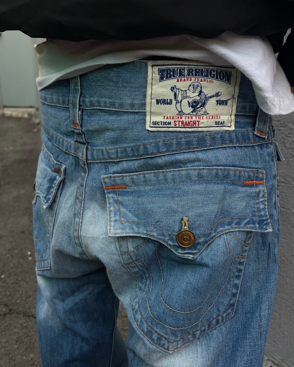  90s TRUERELIGION denim scratch straight 상품이미지3