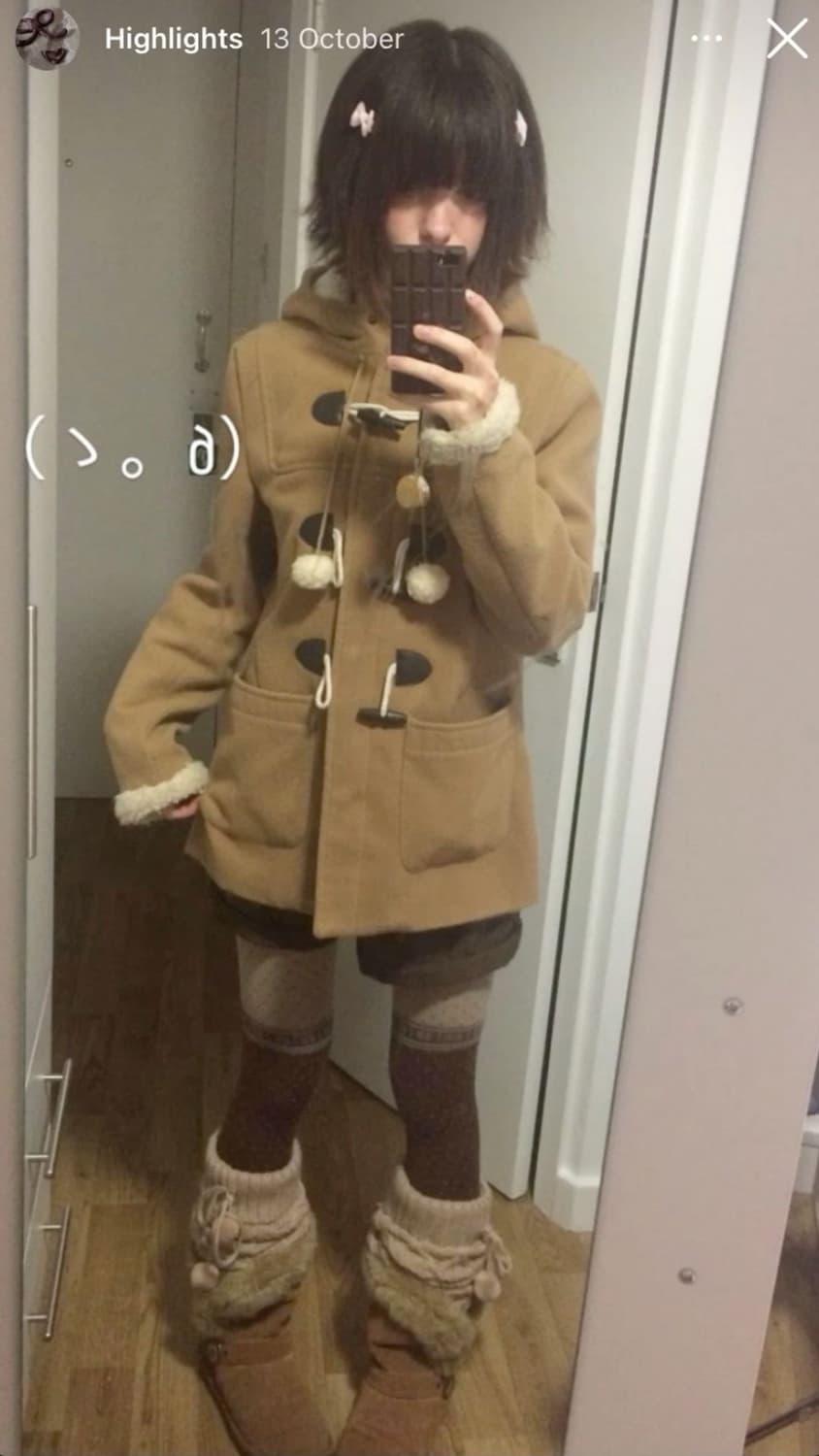 일본 히메 라떼 모리걸 랜박 갸루 일본 교복 드뮤어 빈티지 랜박 랜덤박스 상품이미지4