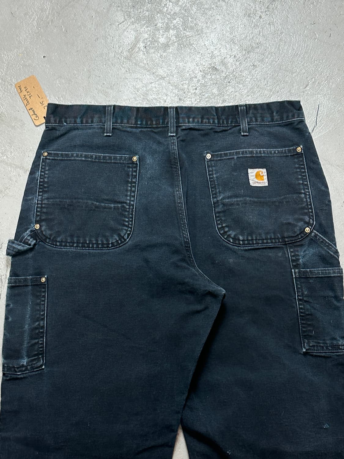 OG USA Made 칼하트 B01 더블니 블랙 칼하트 썩블니 워크팬츠 상품이미지6