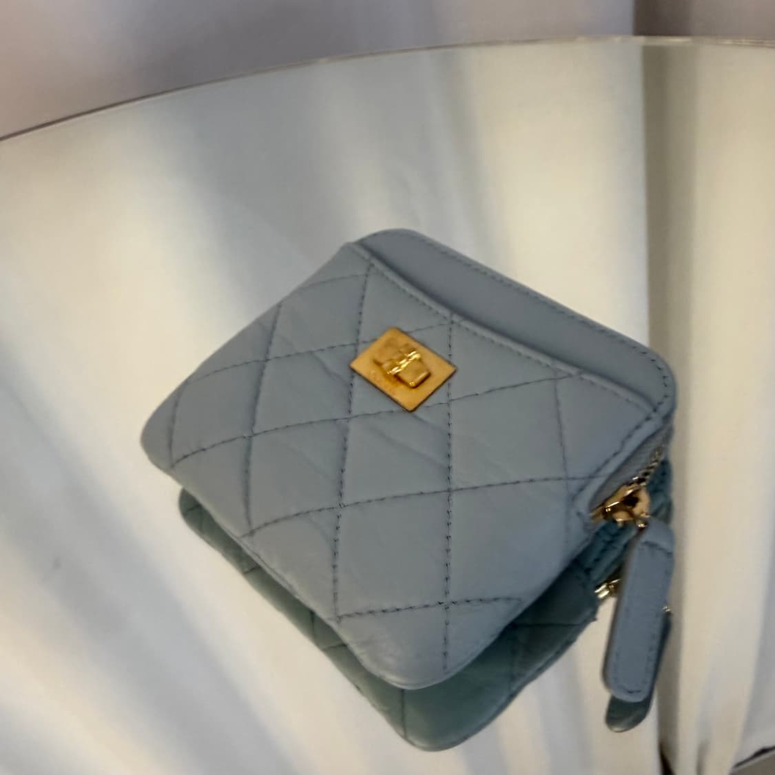 샤넬 2.55 빈티지 지퍼 카드지갑 상품이미지6