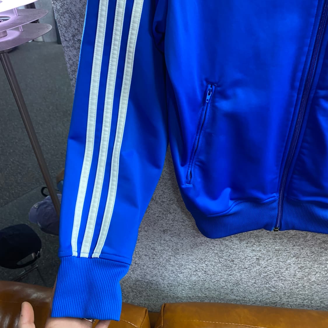 아디다스 파이어버드 블루 트랙탑 져지 자켓B4572 상품이미지4