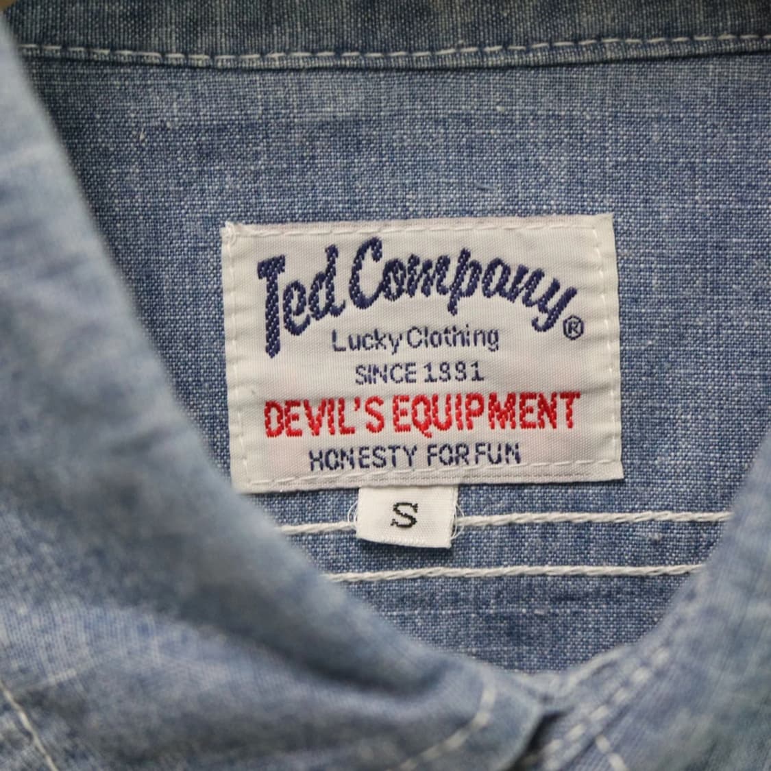 TED COMPANY 데님 셔츠 67893 상품이미지8