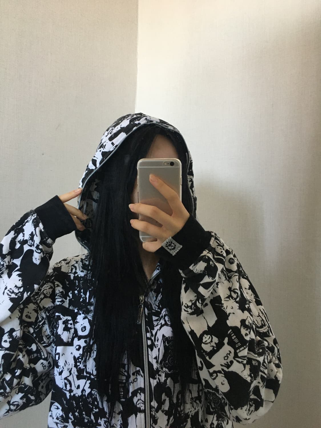 빈티지 후드집업 상품이미지5