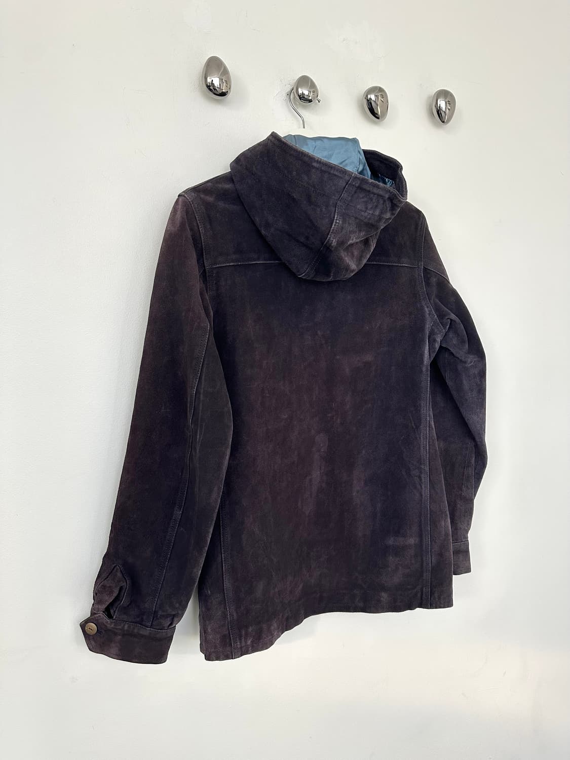 뷰티비스트 퍼플 스웨이드 닌자 후드 자켓 상품이미지3