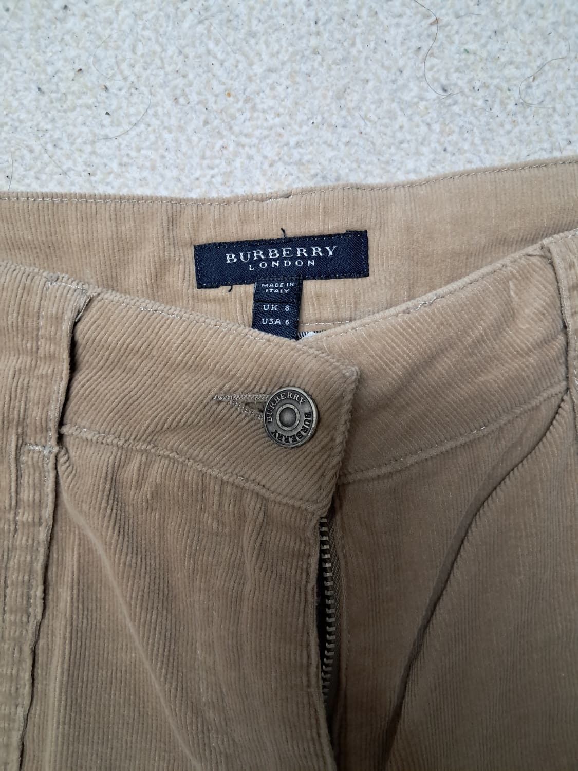 버버리 코듀로이  부츠컷 상품이미지2