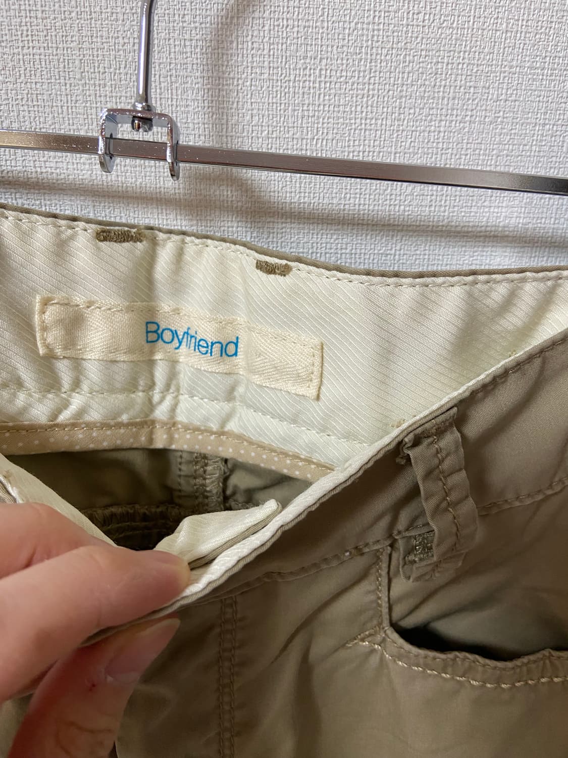 일본 빈티지 모리걸 하구미 단추 카고팬츠  상품이미지4