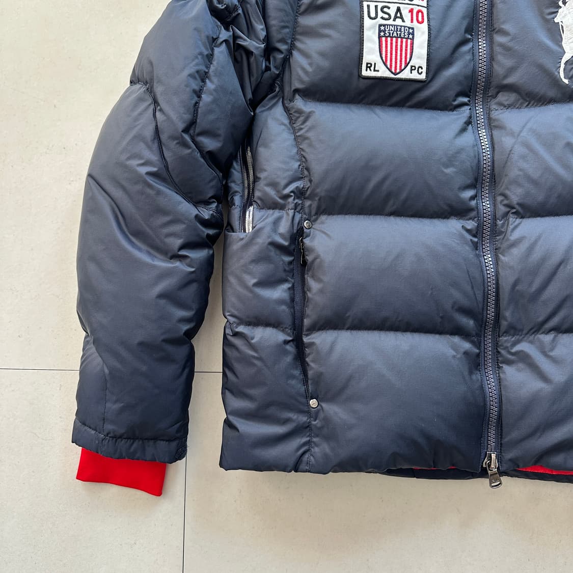 00s 폴로 랄프로렌 치프키프 밴쿠버 올림픽 USA 패딩 (L) 상품이미지4