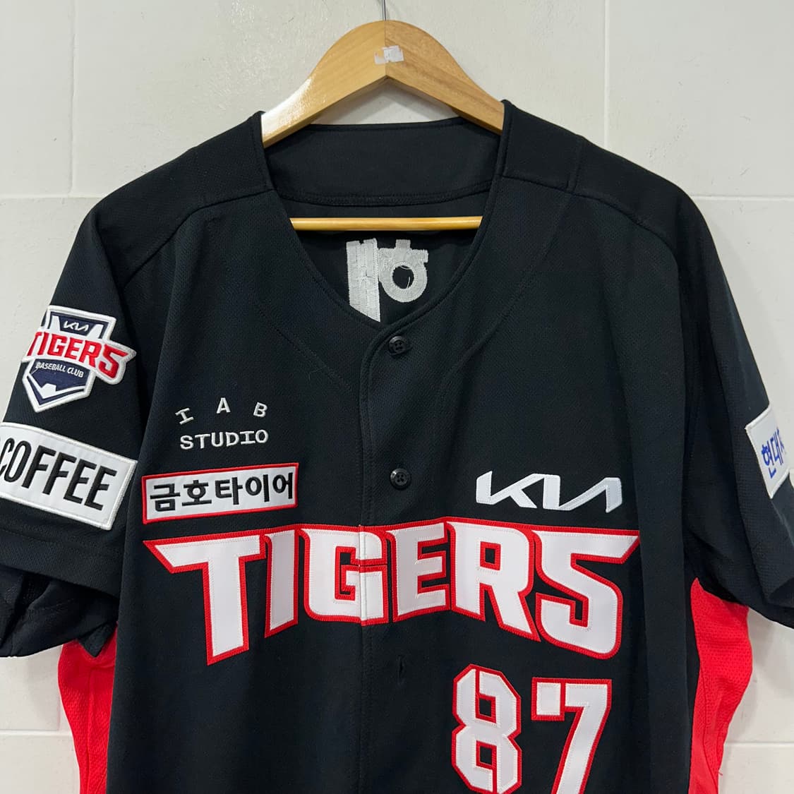 기아타이거즈 원정 어센틱 이해창 유니폼 상품이미지2