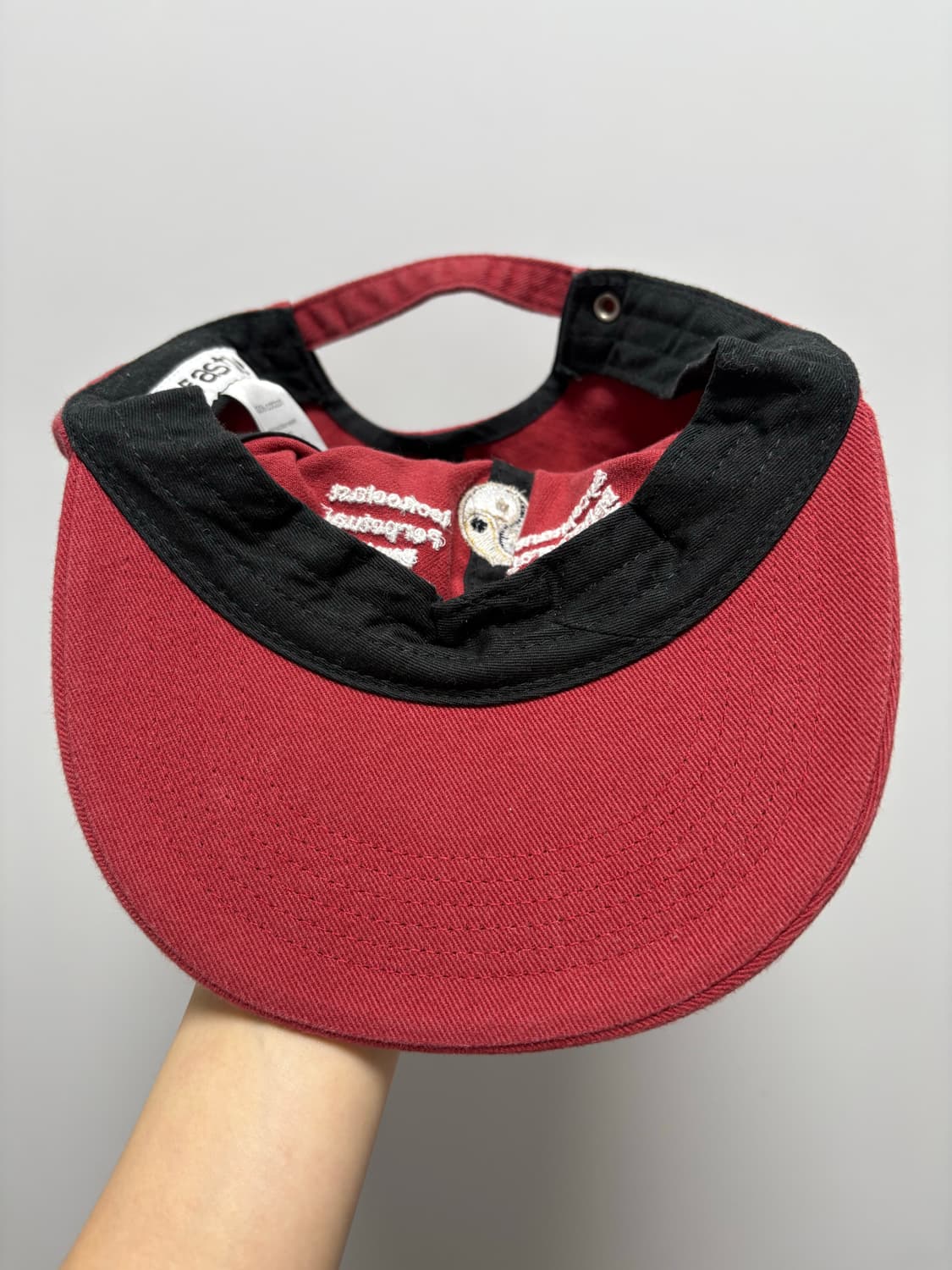 패슬 모자 인양 워시드캡 브릭 상품이미지3