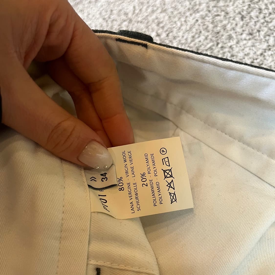 PT101 피티제로우노 울 슬랙스 상품이미지6