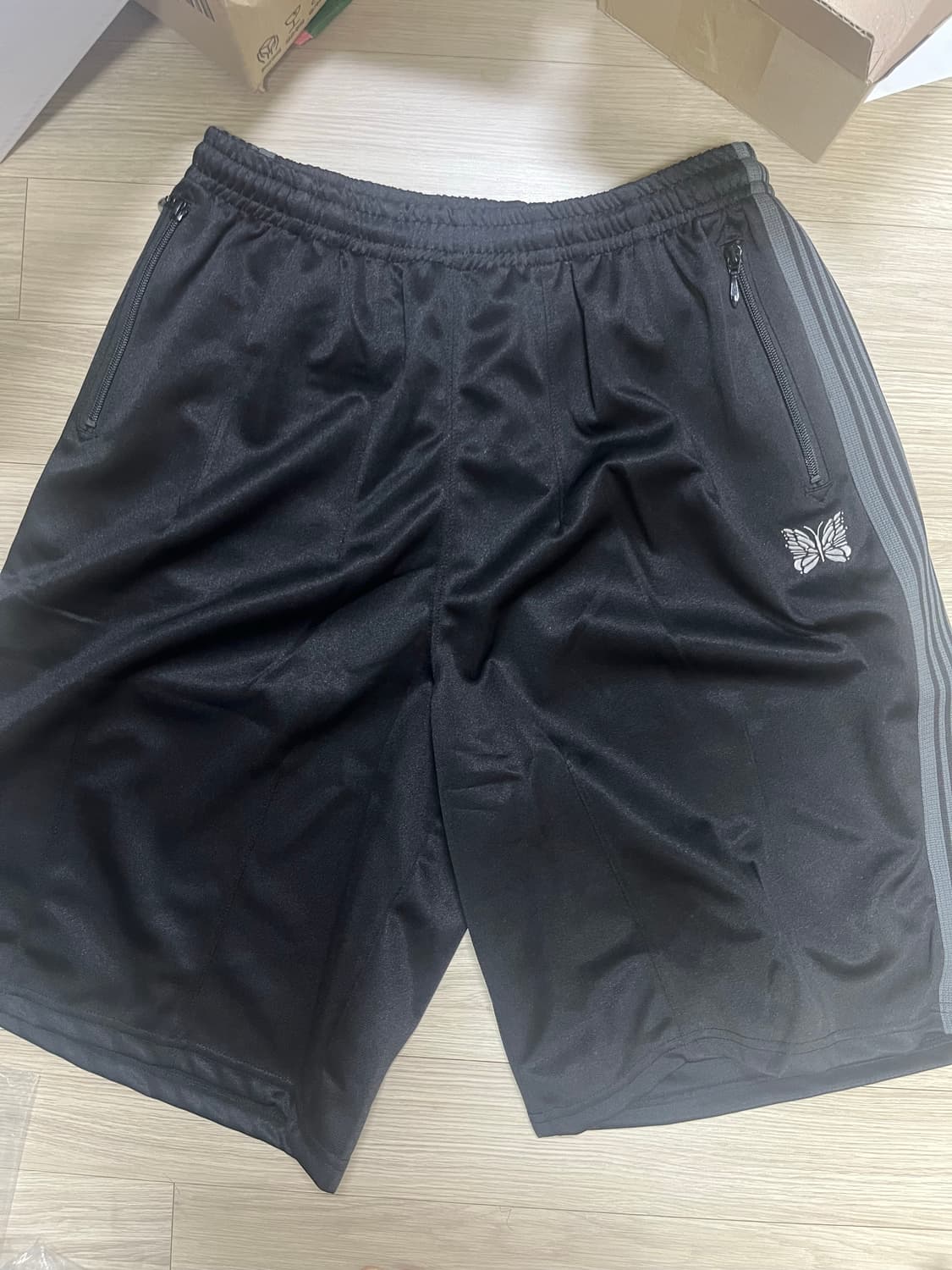 니들스 hd 쇼츠 반바지 트랙팬츠 xs 블랙 상품이미지2