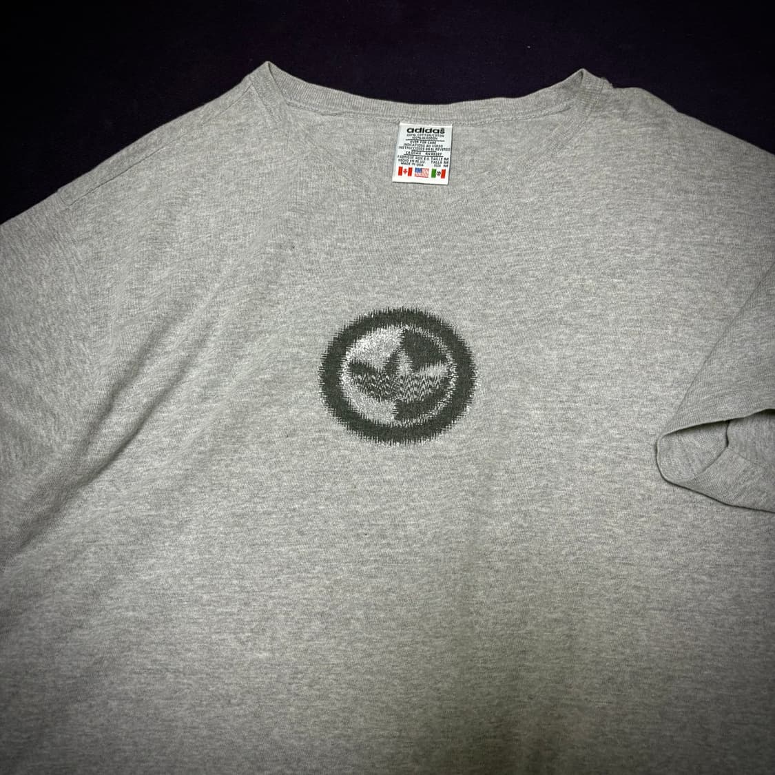 90s adidas® Made in U.S.A. Heather Tee 상품이미지5