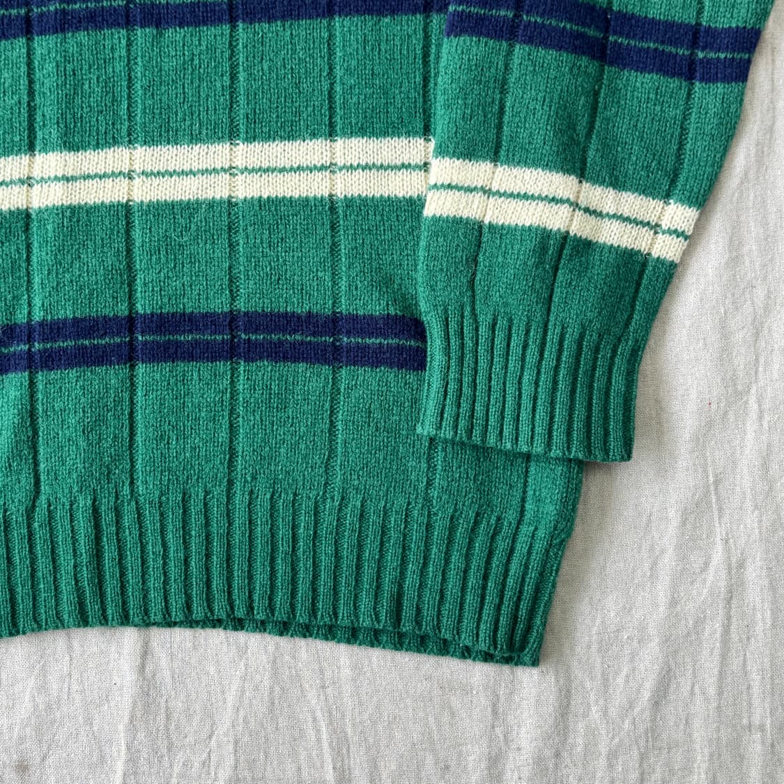 타미힐피거 90s 스트라이프 프레피 자수 니트 S 상품이미지3