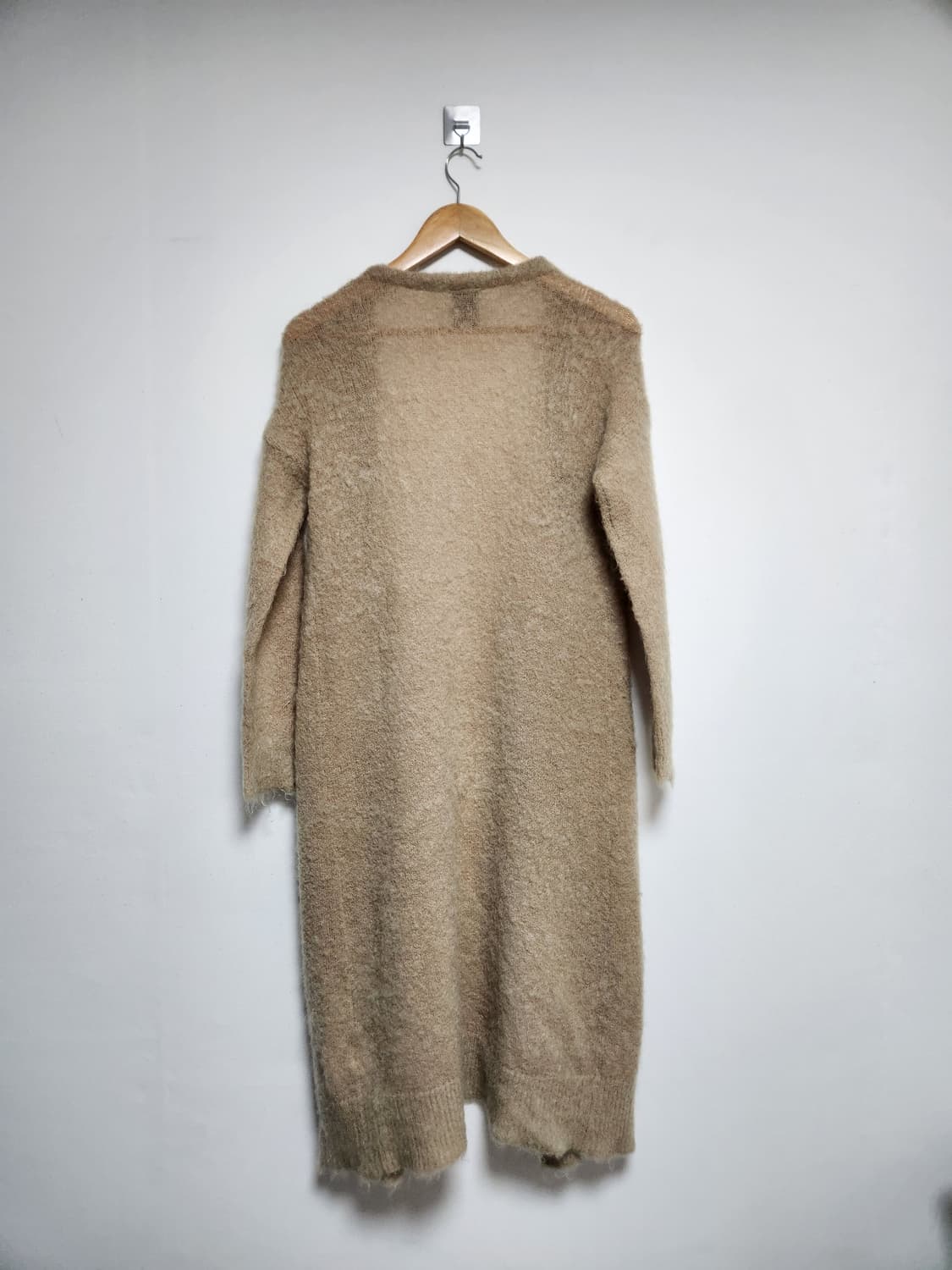 엑스걸x-girl 울 니트 롱 가디건 M - K48 상품이미지2