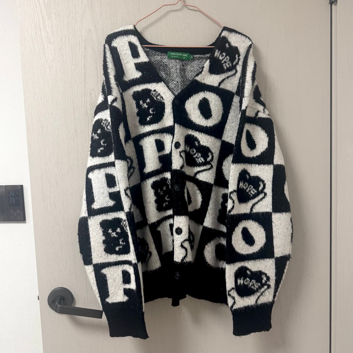 (L) 어피스오브케이크 hope 체커보드 가디건 상품이미지4