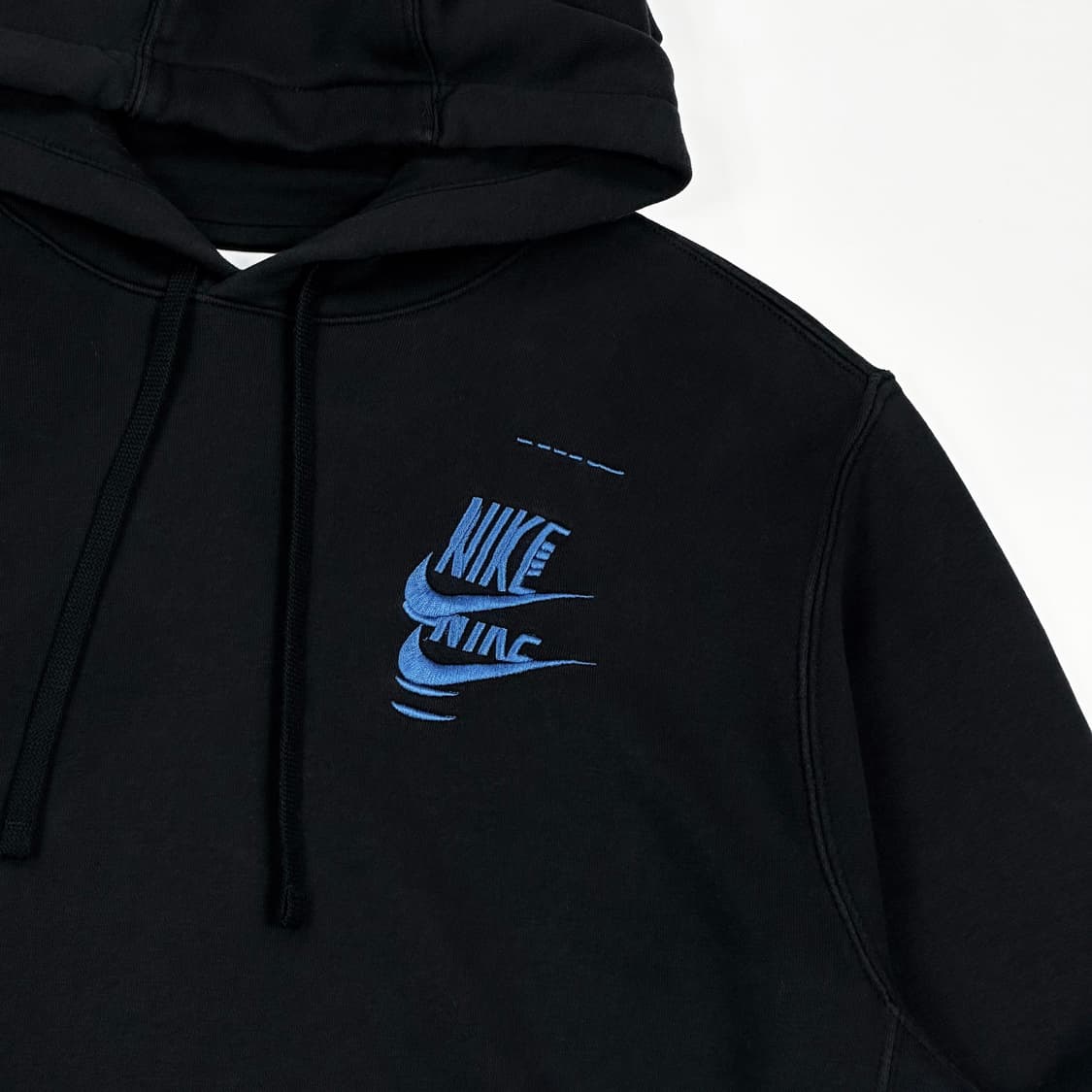 나이키 멀티 스우시 블랙 후드티 (L) 상품이미지3