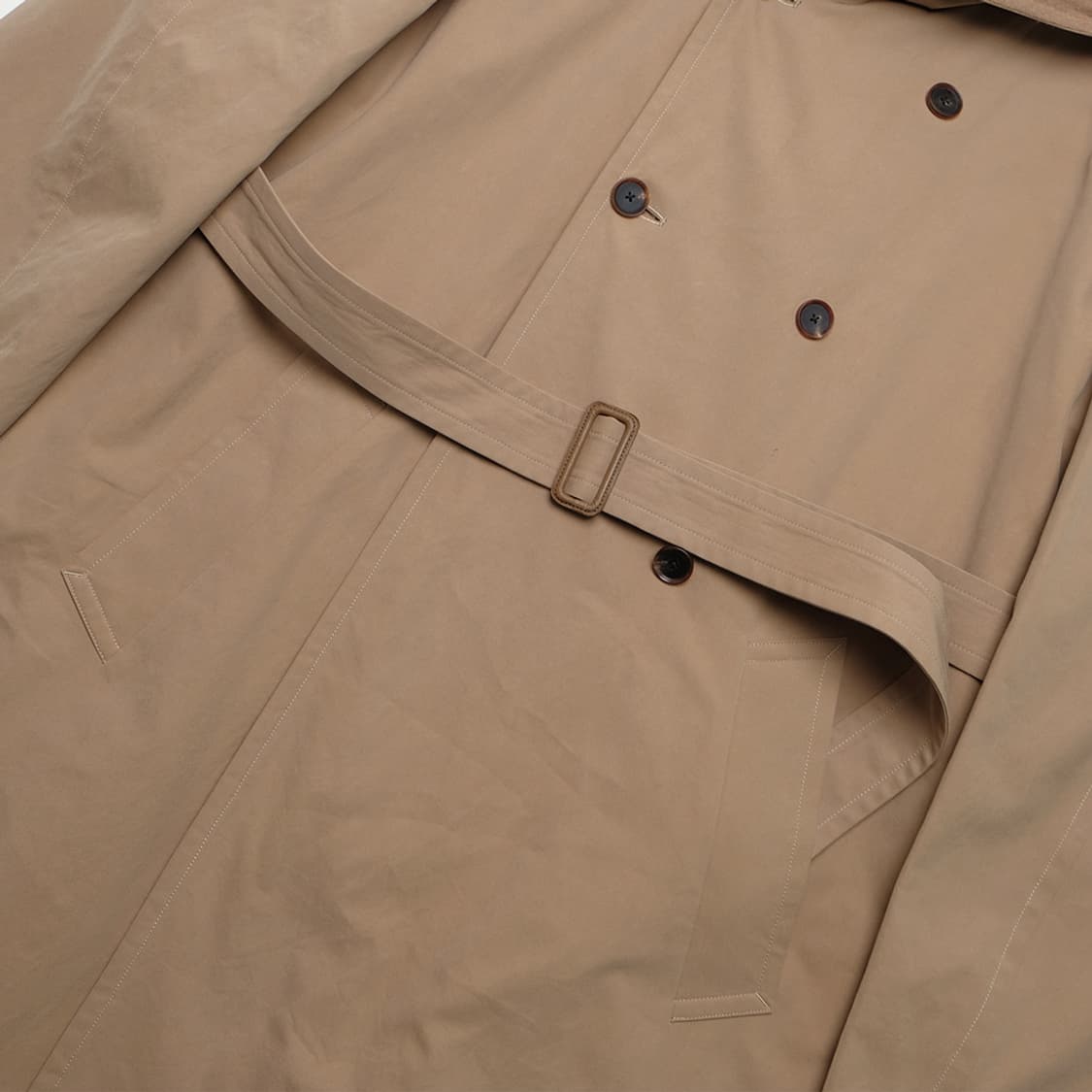 finx hard twist gabardine hooded double  상품이미지6