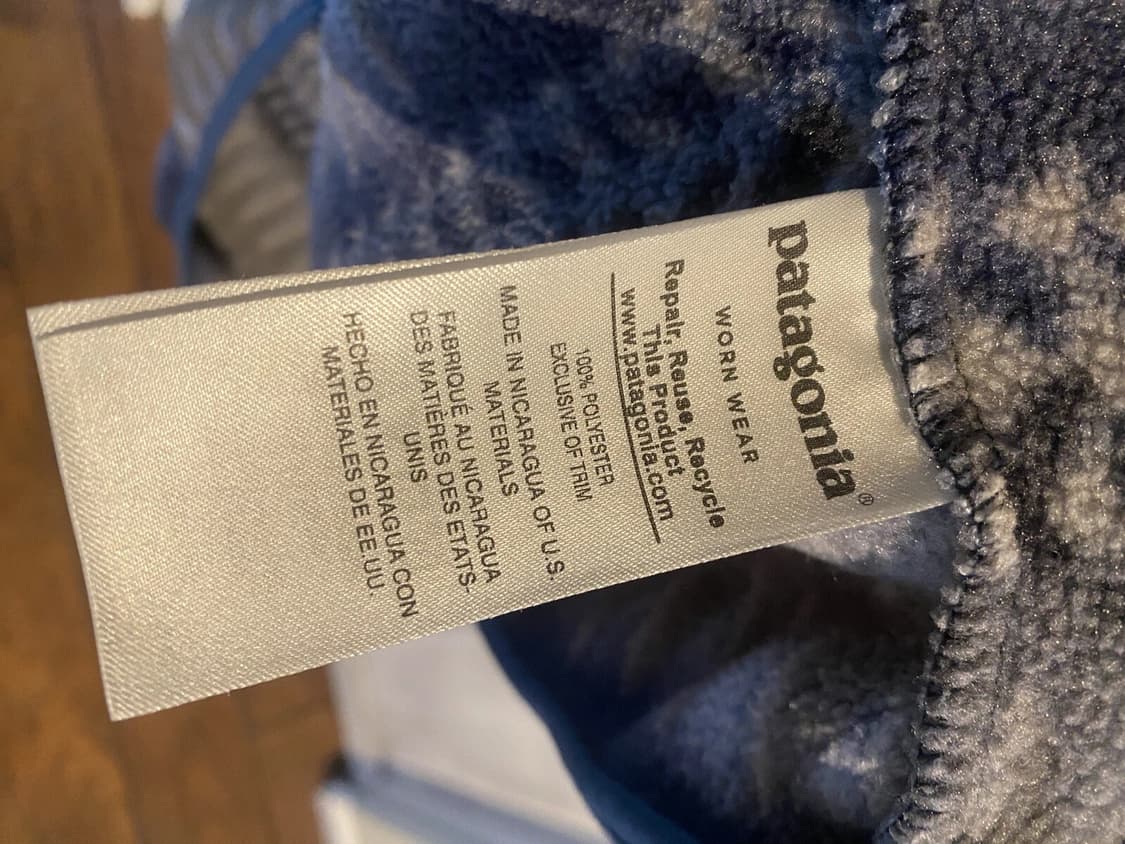 10s 파타고니아 신칠라 스냅-T 그레이/네이비 아즈텍 패턴 상품이미지5