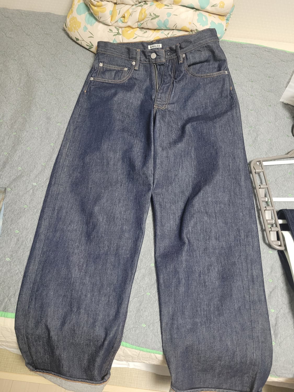 25ss 오라리 하드 트위스트 데님 와이드 팬츠 28 상품이미지1