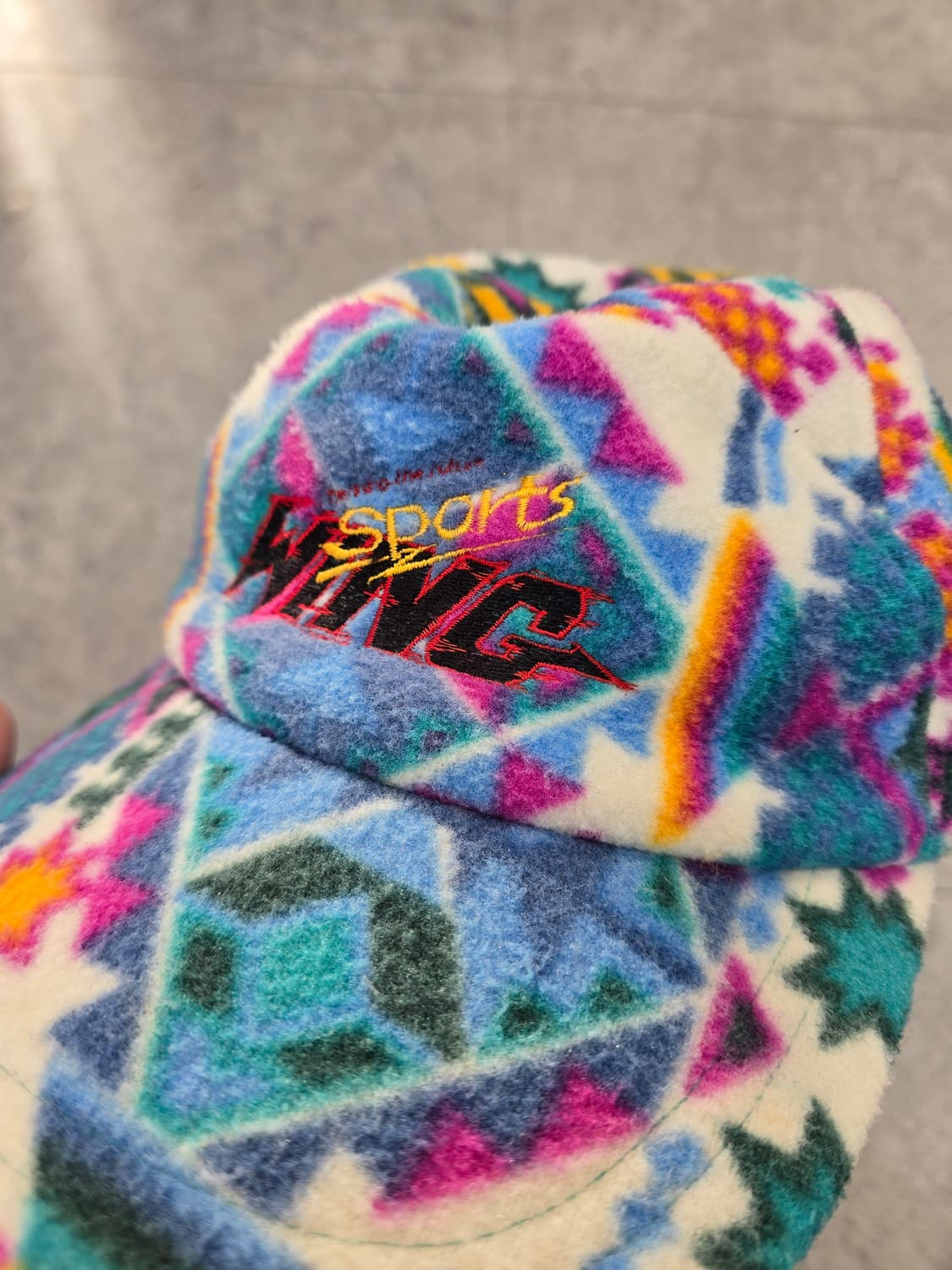 90's wing sports 이어플랩 플리스 캡 상품이미지4