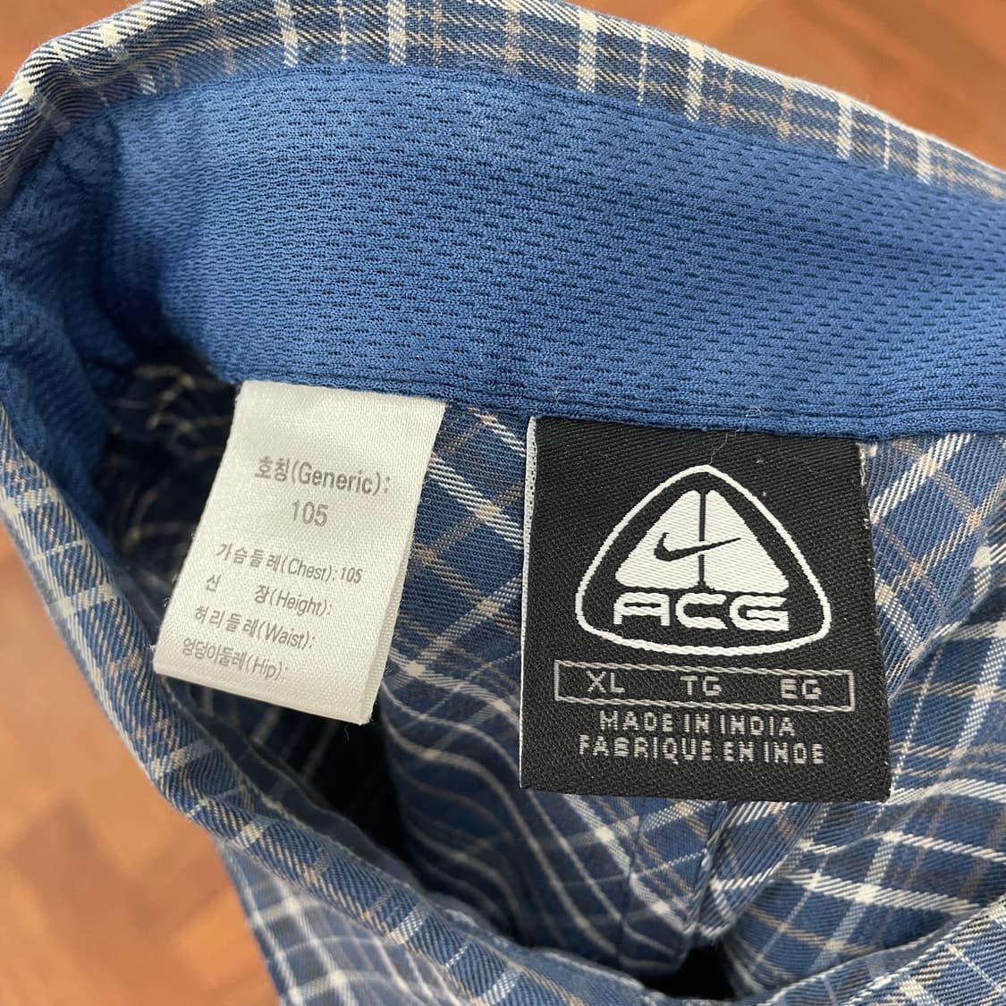나이키 ACG 00s 체크 셔츠 상품이미지3