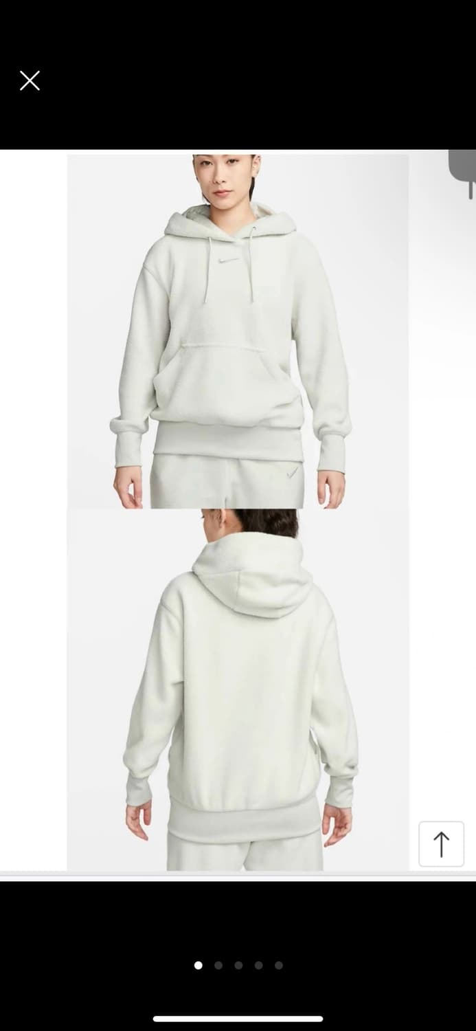 [새상품] 나이키 플러시 풀오버 뽀글이 후드티 DQ6841-133 상품이미지2