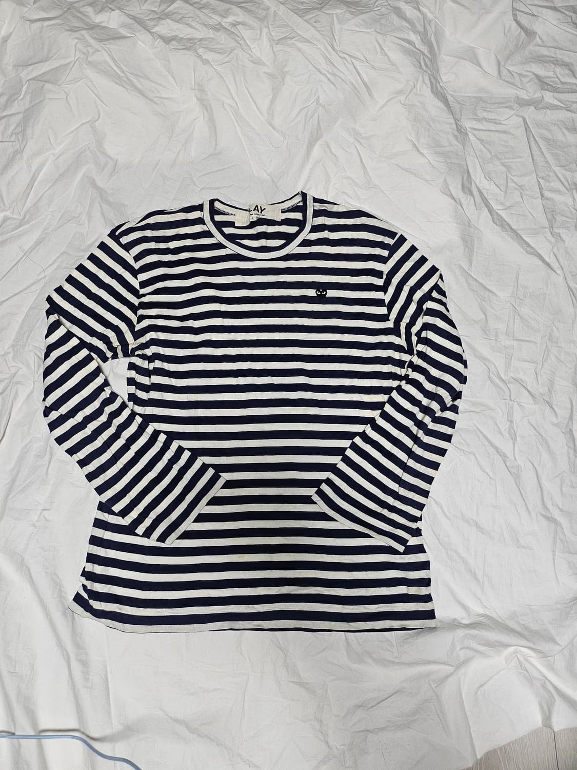 (삼성수입) 꼼데가르송 PLAY 스트라이프 롱 슬리브 L 상품이미지1