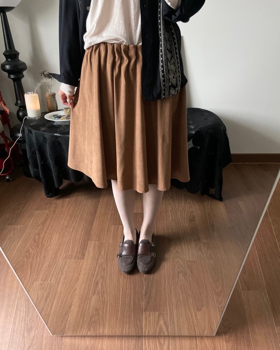 shirring midi skirt 상품이미지5