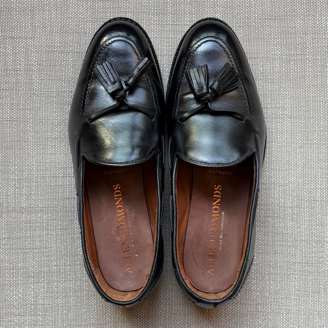 [7]USA Allen Edmonds Acheson 블랙 카프 태슬로퍼 상품이미지8