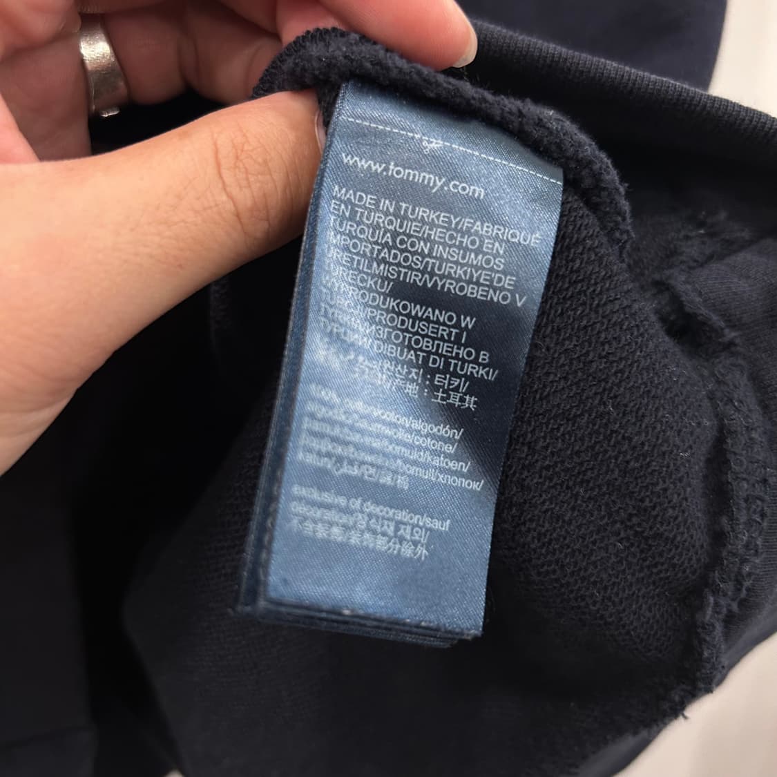 타미힐피거 올드스쿨 빈티지 빅로고 후드티 상품이미지4