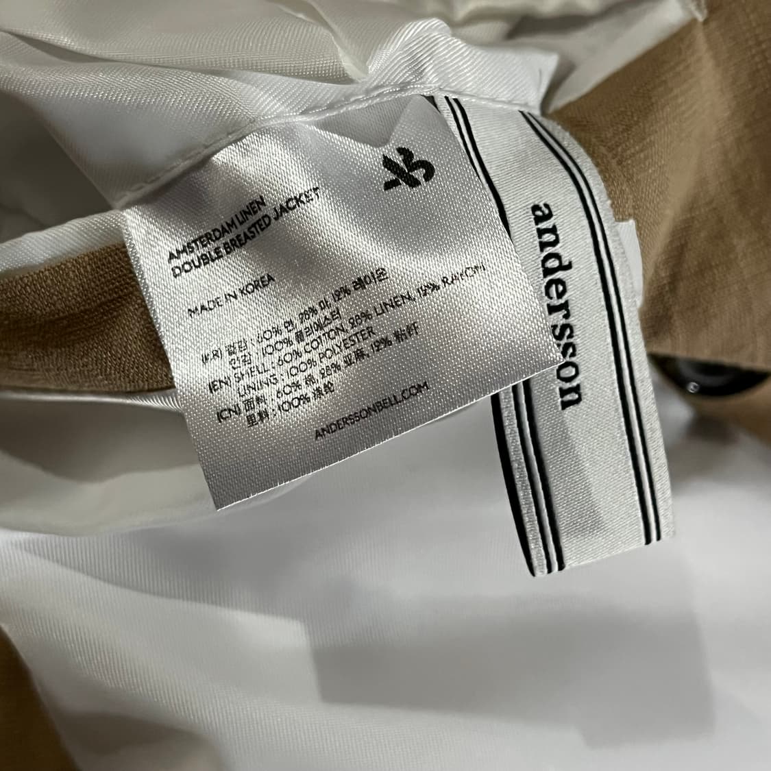 [110] 앤더슨벨 린넨 더블자켓 상품이미지10