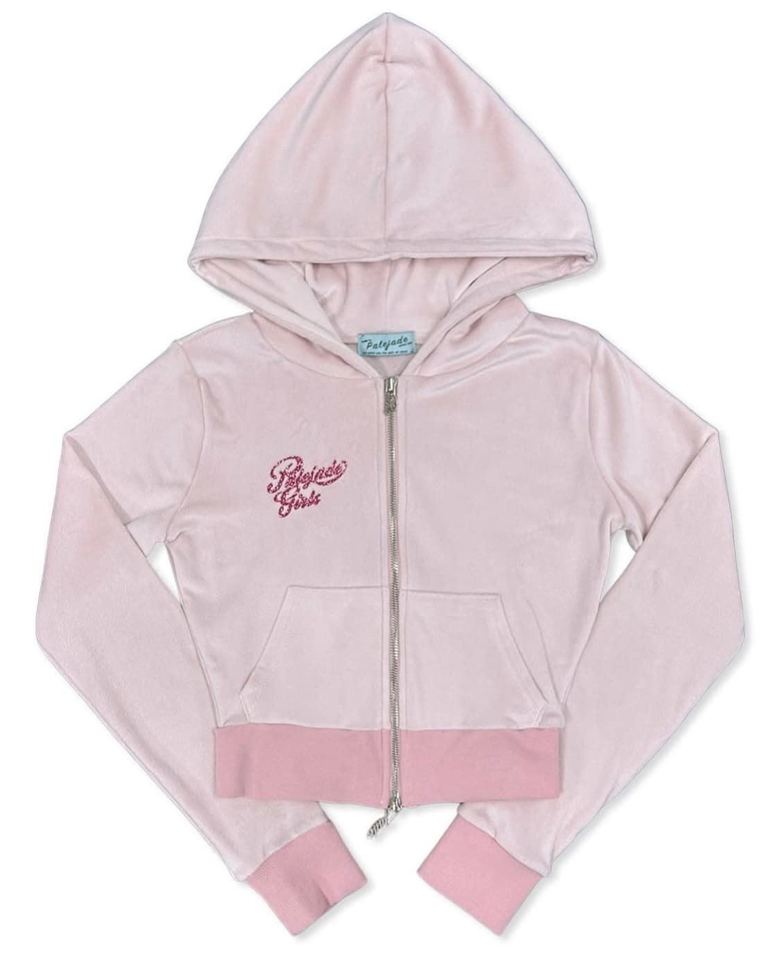 페일제이드 벨로아 y2k 벨벳 트레이닝 셋업 - 핑크 상품이미지8