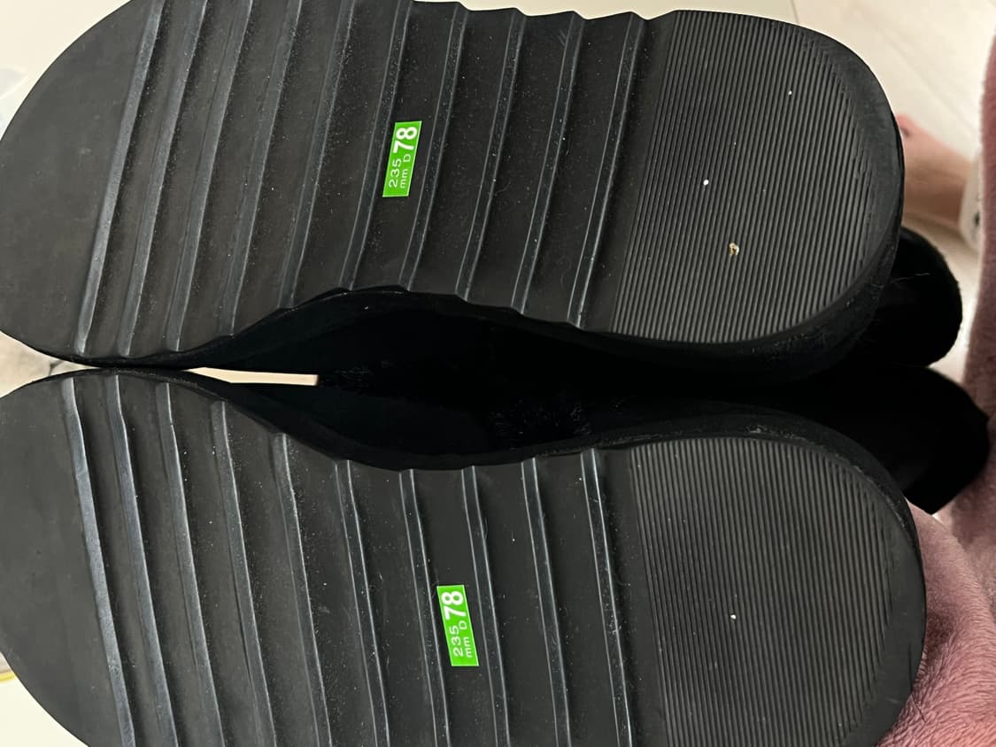 루루서울 윈터 엔젤 퍼 부츠 235 블랙 미디 상품이미지3