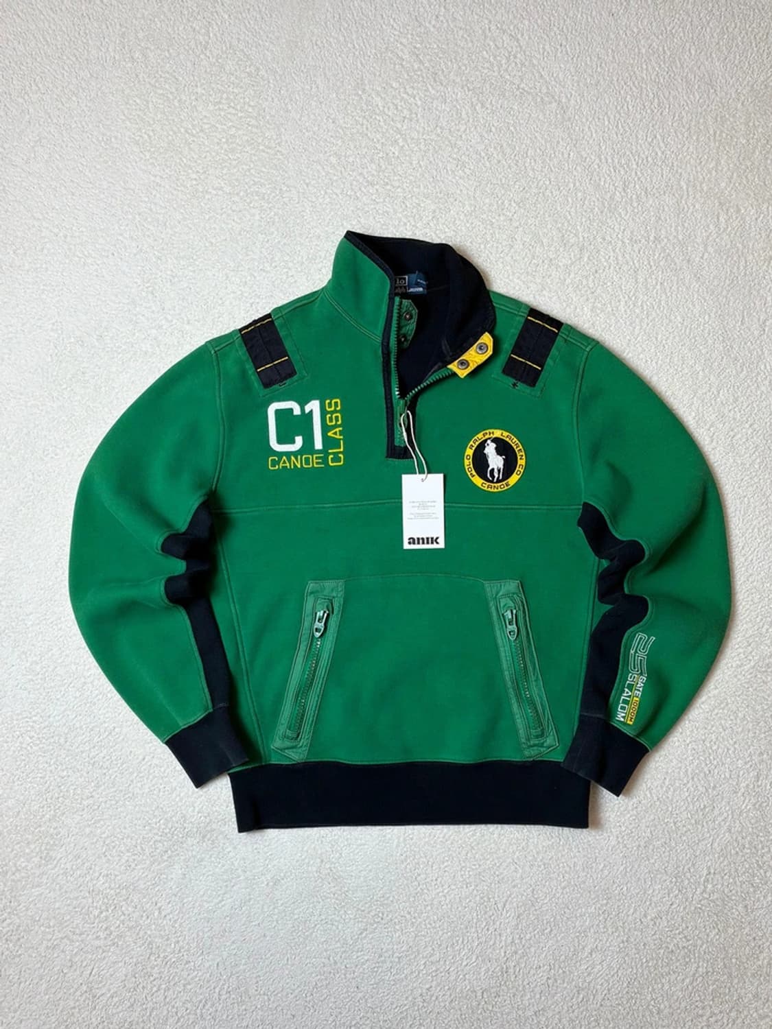 폴로 랄프로렌 00's C1 레이싱 하프 스웻 맨투맨 PN6350 상품이미지1