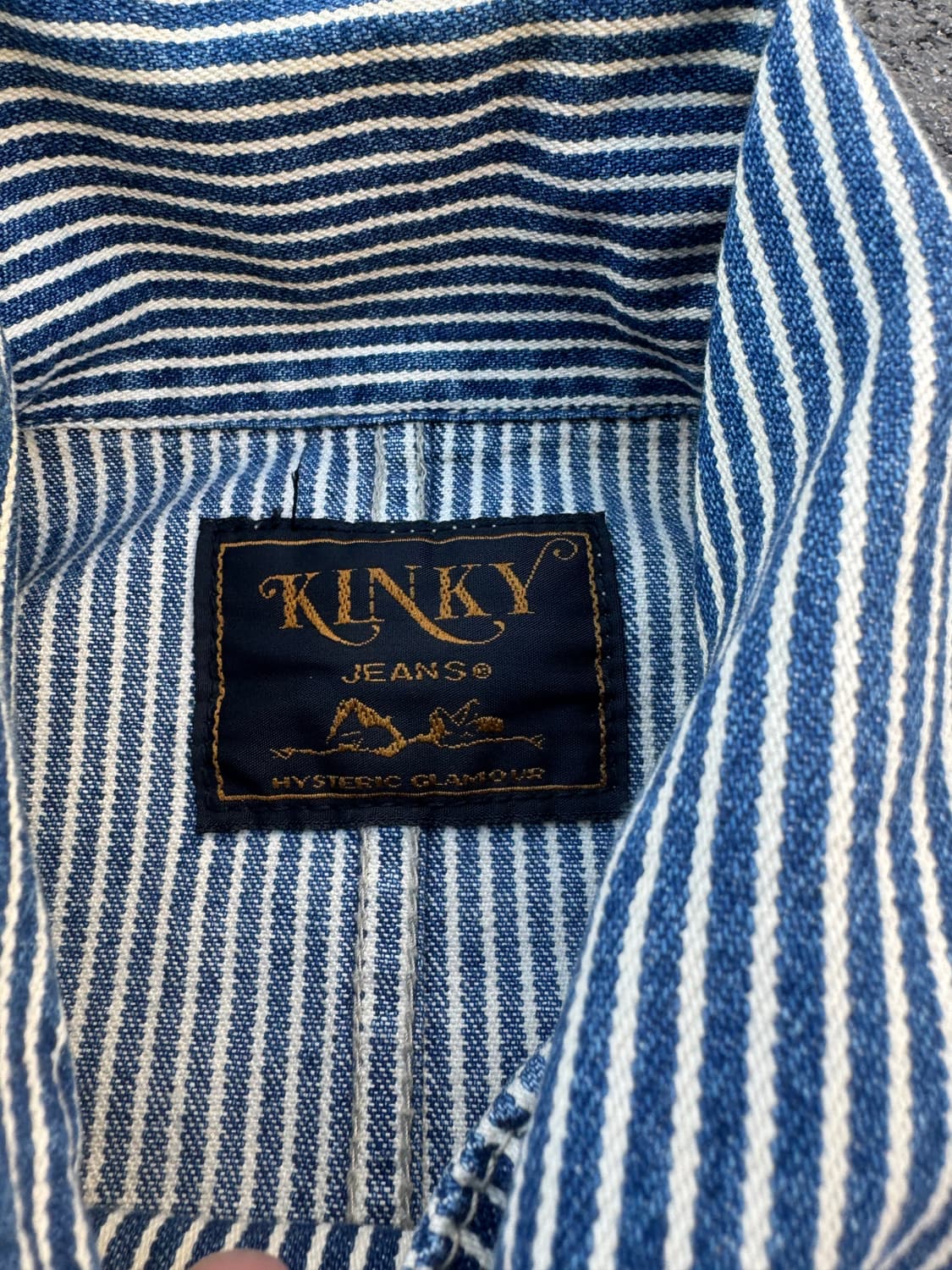 히스테릭 글래머 빈티지 히코리 스트라이프 워크자켓 상품이미지6