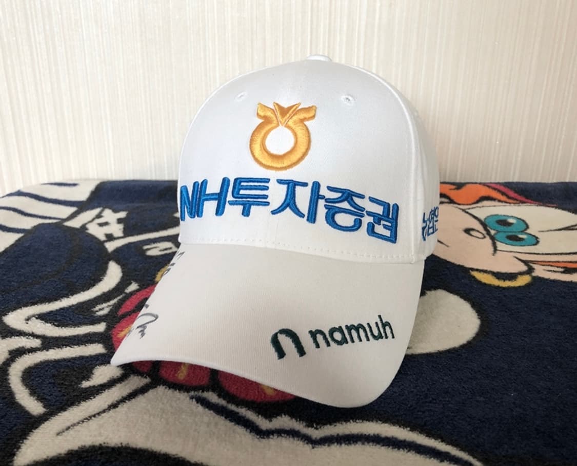 핑골프 NH투자증권 프로골프단 골프모자/정윤지프로 싸인모자 상품이미지1