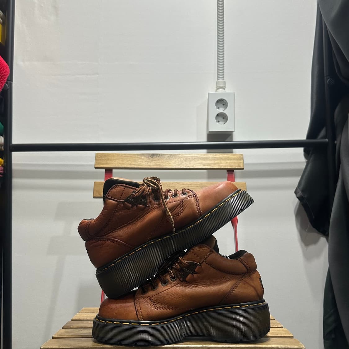 UK6 250) 닥터마틴 부츠 처키 워커 브라운 made in UK 상품이미지8