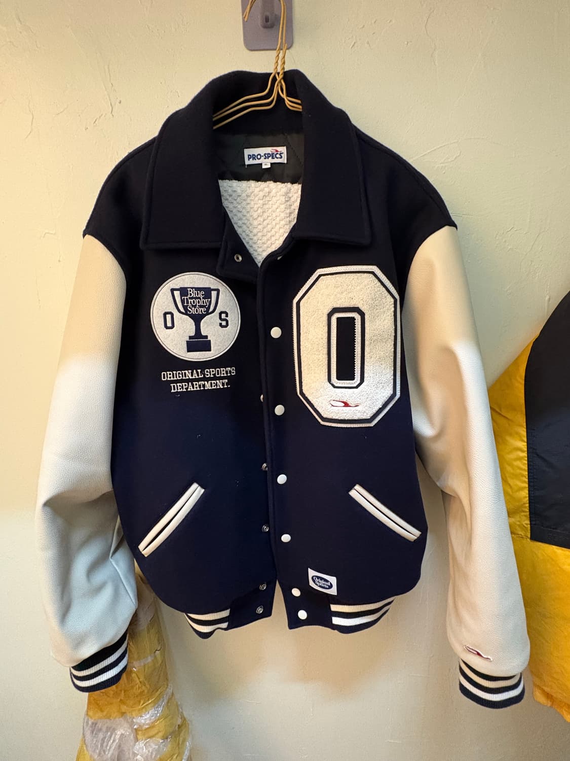 오리지널 스포츠(prospecs) 레더 바시티 자켓 xl 상품이미지1