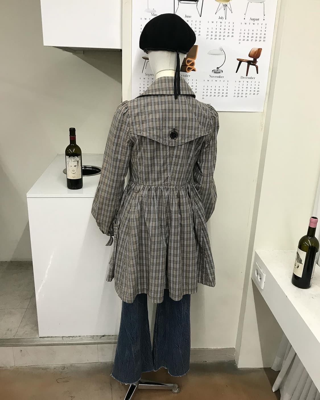 버버리 블루라벨 은장 더블 트렌치 코트 상품이미지10