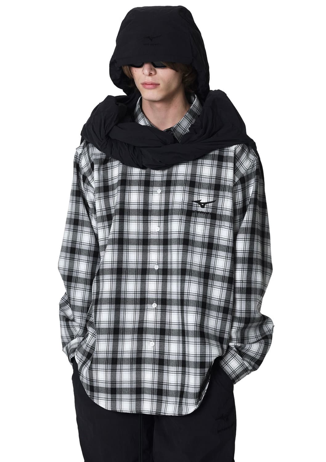 STU 미즈노 타탄체크 셔츠 상품이미지1