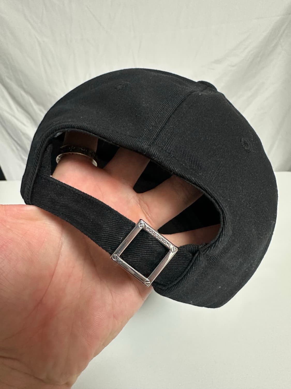 우영미 레터링 볼캡 블랙 (OS) 상품이미지2